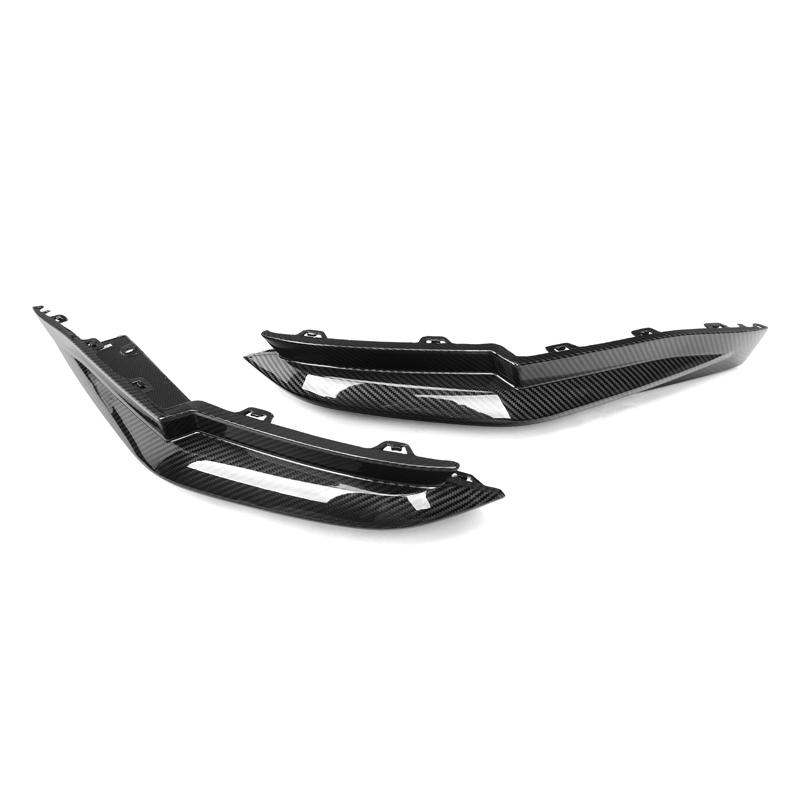 OEM STYLE CARBON FIBER REAR CANARD SPLITTERS FOR BMW G80 M3 / G82 G83 M4
