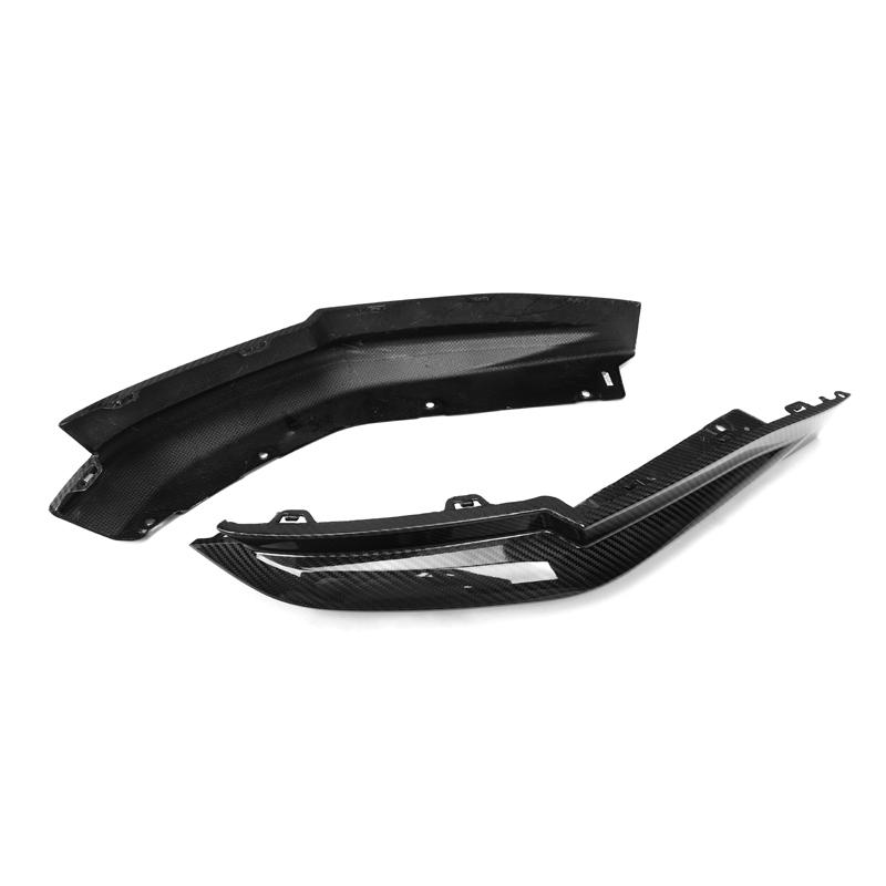 OEM STYLE CARBON FIBER REAR CANARD SPLITTERS FOR BMW G80 M3 / G82 G83 M4