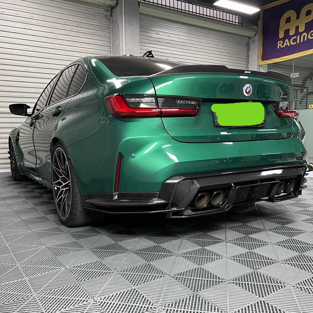 PSM STYLE CARBON FIBER REAR DIFFUSER FOR BMW G80 M3 / G82 G83 M4