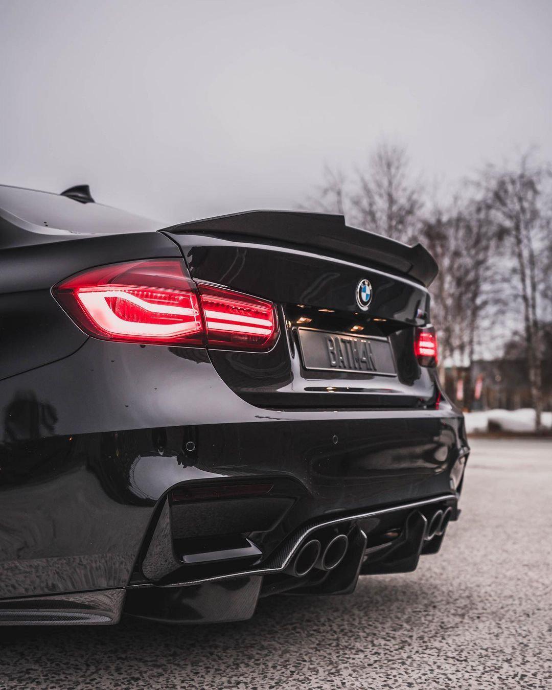 PSM STYLE HIGH KICK CARBON FIBER TRUNK SPOILER FOR BMW F80 M3 / F30 3 SERIES