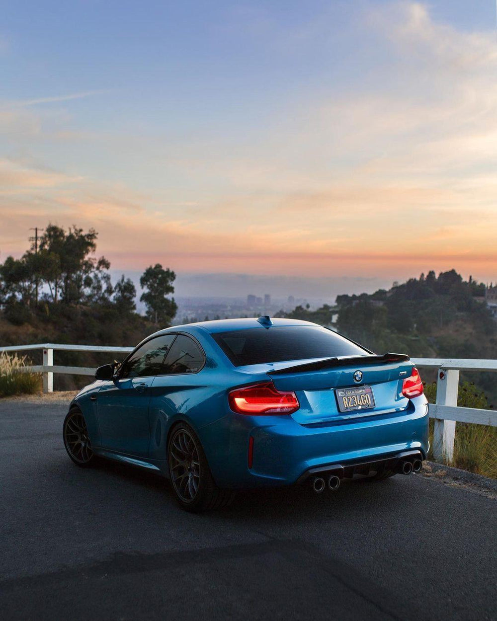 PSM STYLE HIGH KICK CARBON FIBER TRUNK SPOILER FOR BMW F87 M2 / F22 2 SERIES