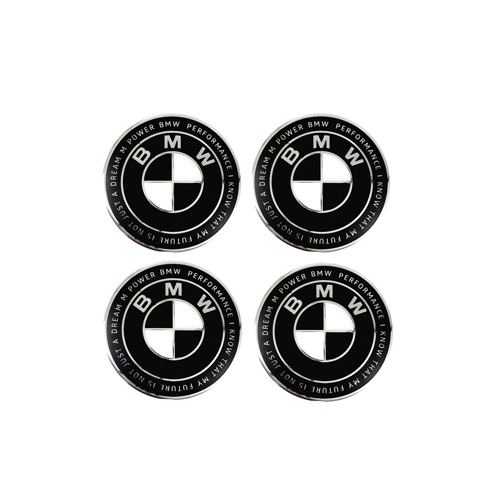 BMW FLOATING WHEEL CENTRE CAP SET