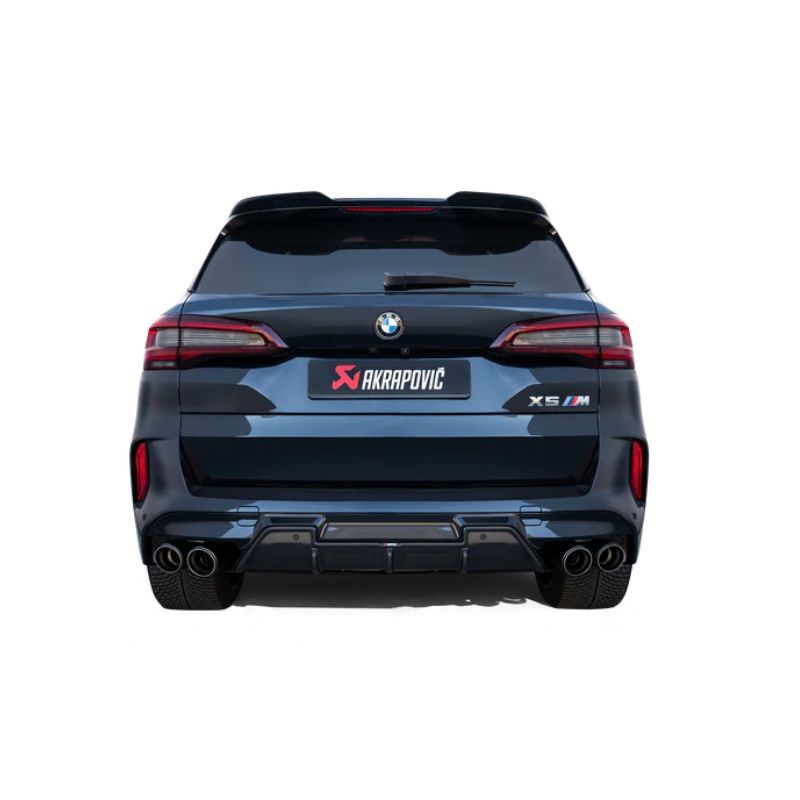 AKRAPOVIC SLIP-ON LINE EXHAUST SYSTEM FOR BMW F95/F96 X5M/X6M (TITANIUM)