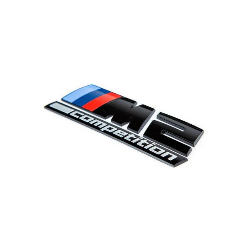 GLOSS BLACK TRUNK EMBLEM FOR BMW F87 M2 COMPETITION