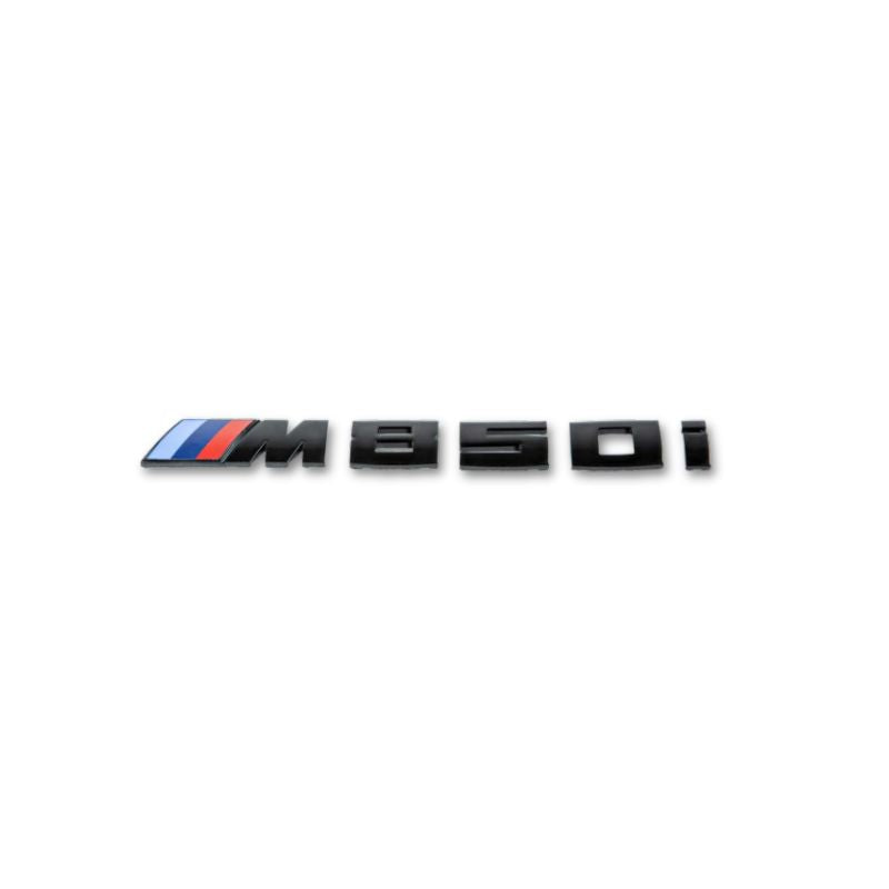 GLOSS BLACK TRUNK EMBLEM FOR BMW G15 M850i