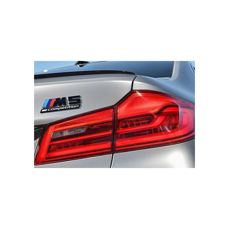 GLOSS BLACK TRUNK EMBLEM FOR BMW F90 M5 COMPETITION
