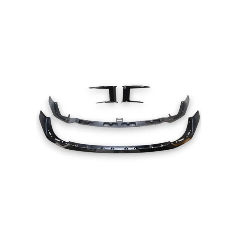 GLOSS BLACK FRONT LIP FOR BMW F40 1 SERIES M SPORT