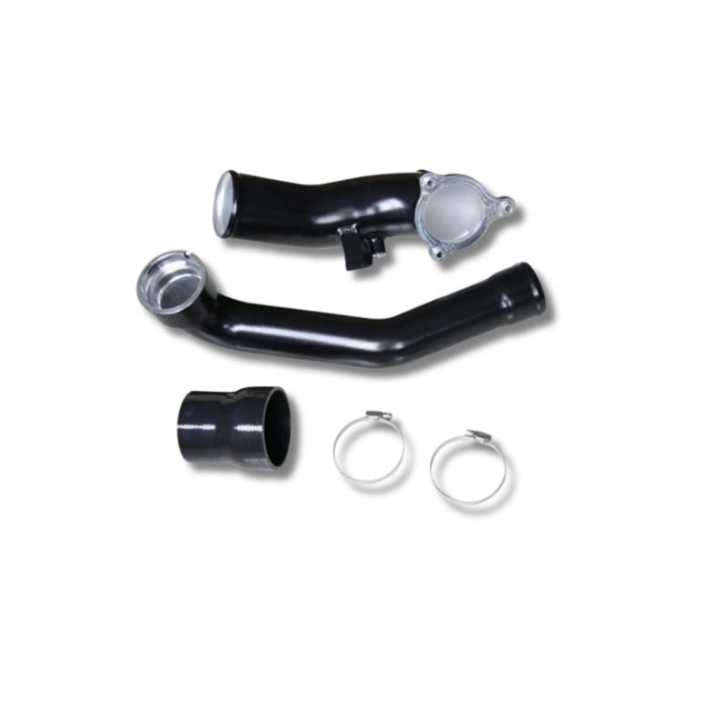 ALUMINUM CHARGEPIPE FOR BMW F20 F22 F23 F30 F31 F32 F33 F34 F36 B58 3.0T HIGH TEMPERATURE FLAT SPRAY