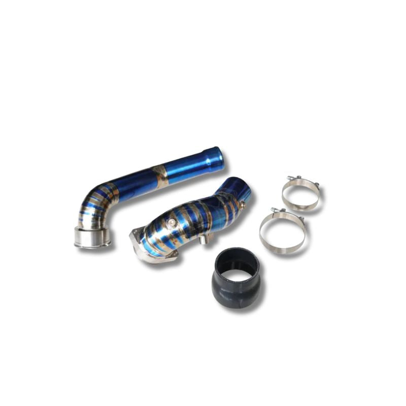 TITANIUM BLUE CHARGEPIPE FOR BMW G20 B58 A90 SUPRA