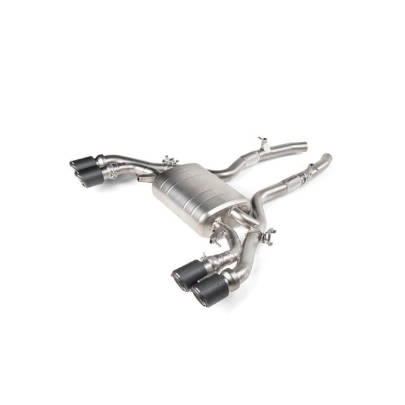 AKRAPOVIC SLIP-ON LINE EXHAUST SYSTEM FOR BMW F98 X4M (TITANIUM)