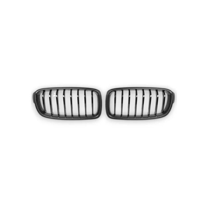 CARBON FIBRE FRONT GRILLES FOR BMW F30 3 SERIES (2012-2019)