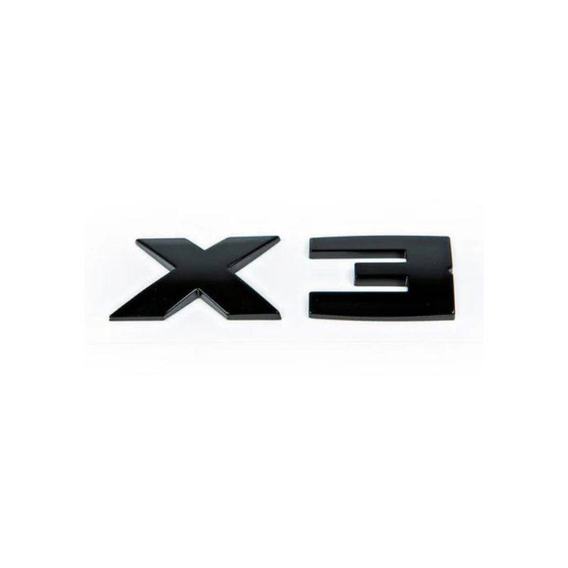 GLOSS BLACK TRUNK EMBLEM FOR BMW G01 G45 F25 X3