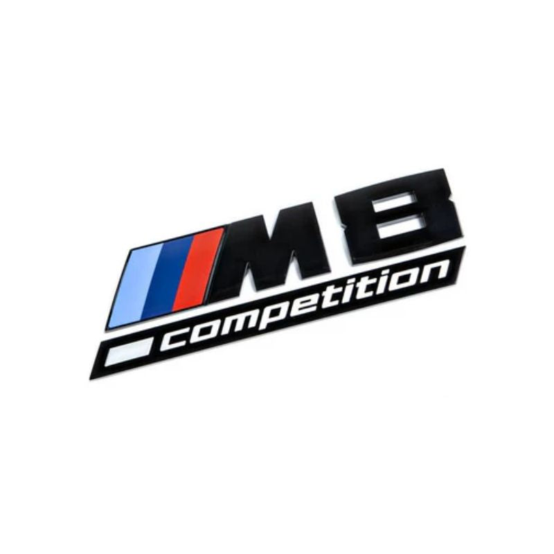 GLOSS BLACK TRUNK EMBLEM FOR BMW F92 M8 COMPETITION