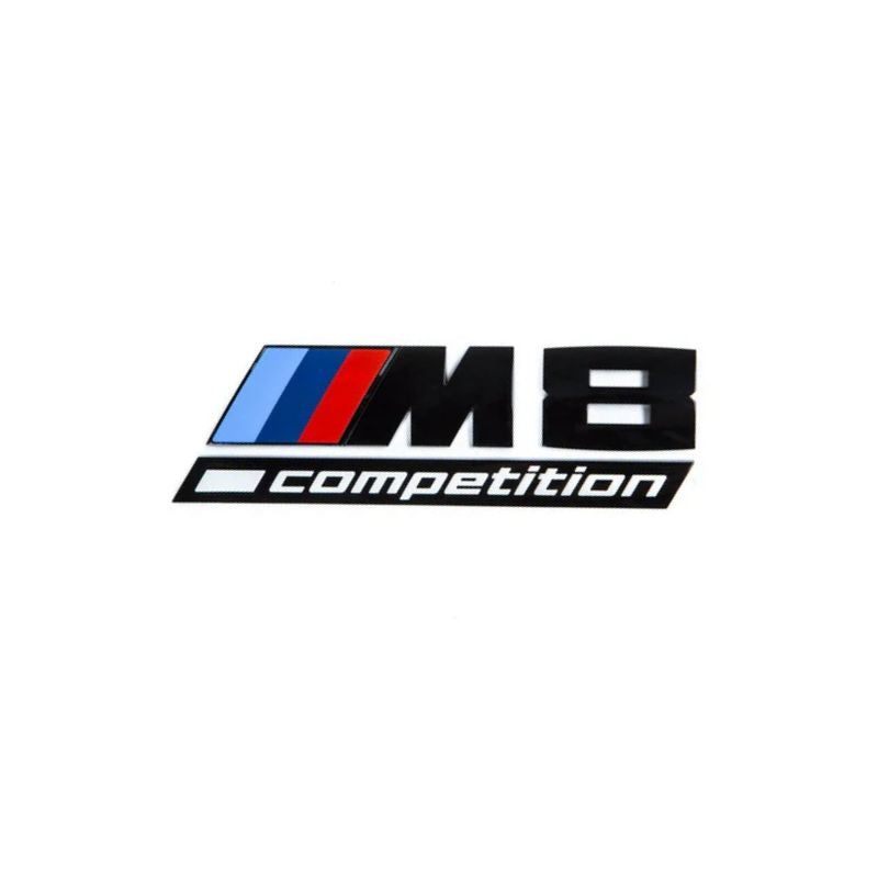 GLOSS BLACK TRUNK EMBLEM FOR BMW F92 M8 COMPETITION