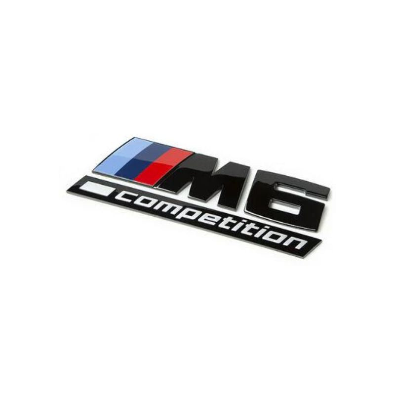 GLOSS BLACK TRUNK EMBLEM FOR BMW F06 / F12 / F13 M6 COMPETITION