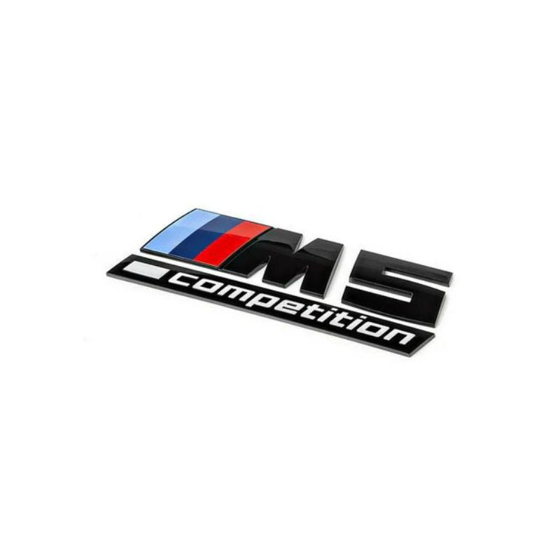 GLOSS BLACK TRUNK EMBLEM FOR BMW F90 M5 COMPETITION
