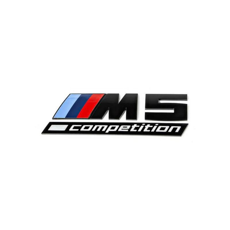 GLOSS BLACK TRUNK EMBLEM FOR BMW F90 M5 COMPETITION