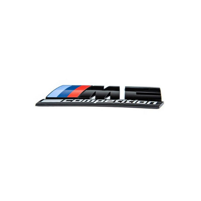 GLOSS BLACK TRUNK EMBLEM FOR BMW F87 M2 COMPETITION