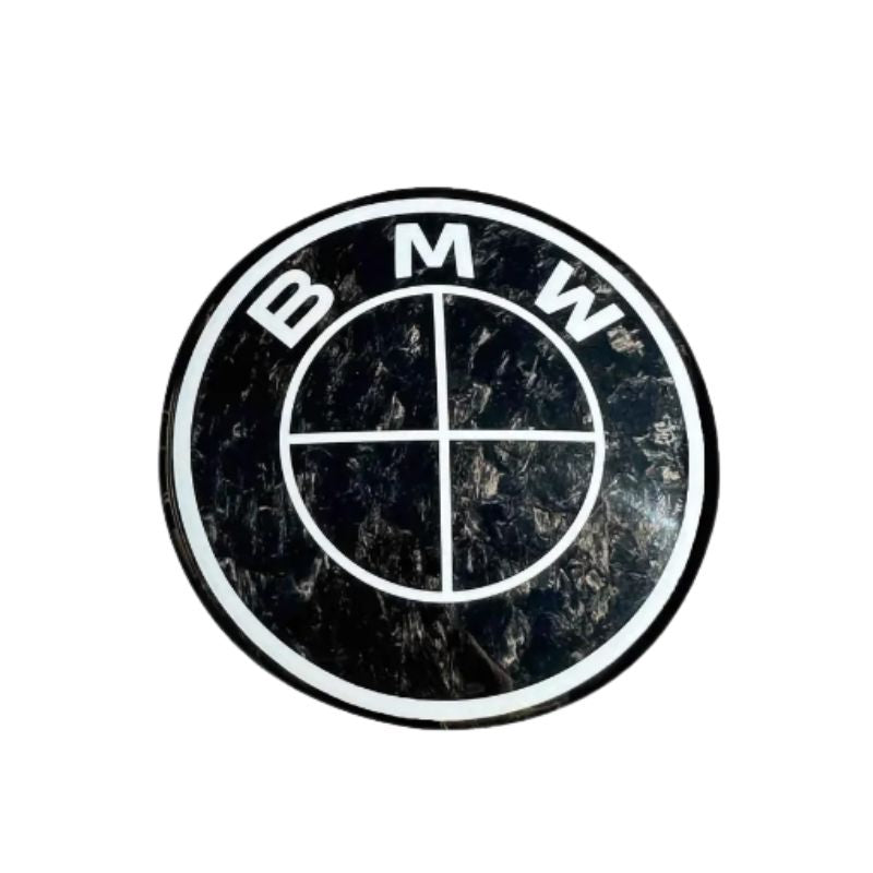 BMW BLACK FORGED CARBON FIBRE EMBLEM BADGE