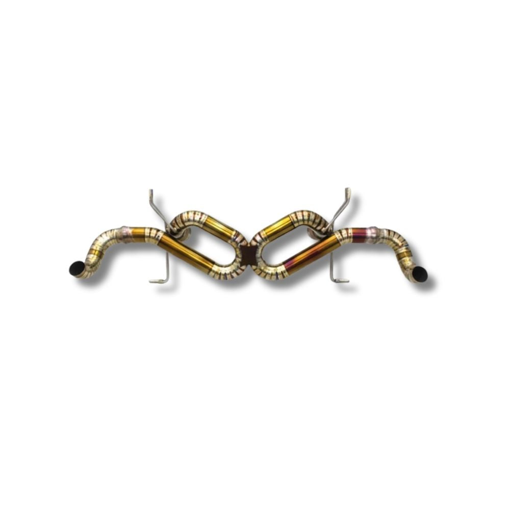 VALVETECH™ AUDI R8 TYPE 4S GOLD RACING TITANIUM CATBACK EXHAUST SYSTEM