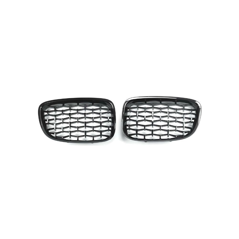 DIAMOND STYLE GLOSS BLACK GRILLE FOR BMW F07 5 SERIES GT