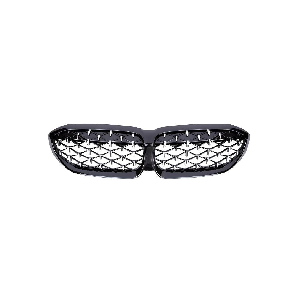 DIAMOND STYLE GLOSS BLACK GRILLE FOR BMW G20 G21 3 SERIES PRE-LCI