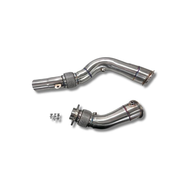 BMW F80 F82 M3 M4 M2C S55 FAT BOY CATLESS DOWNPIPES