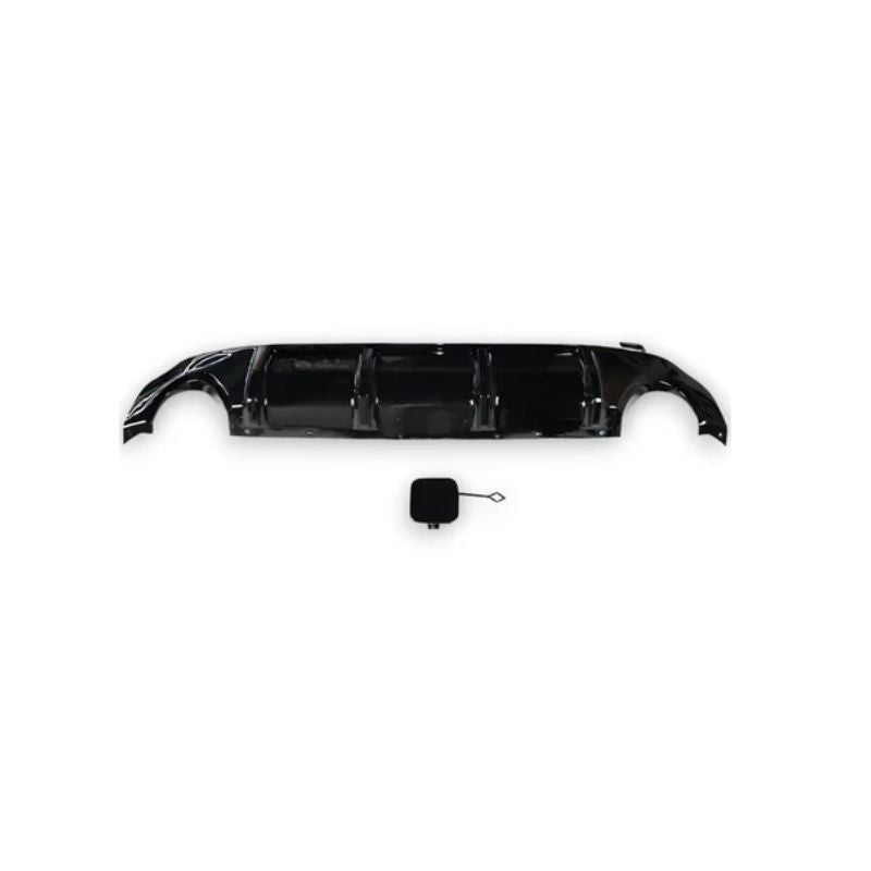 GLOSS BLACK REAR DIFFUSER TRIM FOR BMW F40 1 SERIES M-SPORT