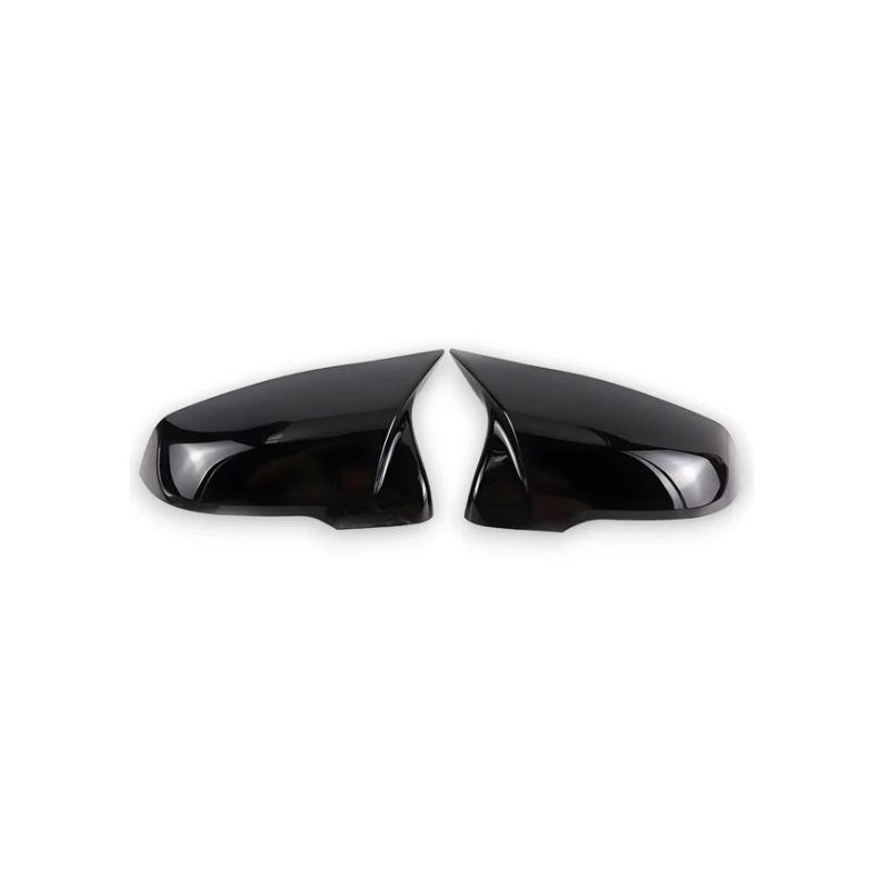 GLOSS BLACK / CARBON LOOK MIRROR CAPS FOR BMW 1/2 SERIES X1/X2 F39/F40/F44/F48/F49
