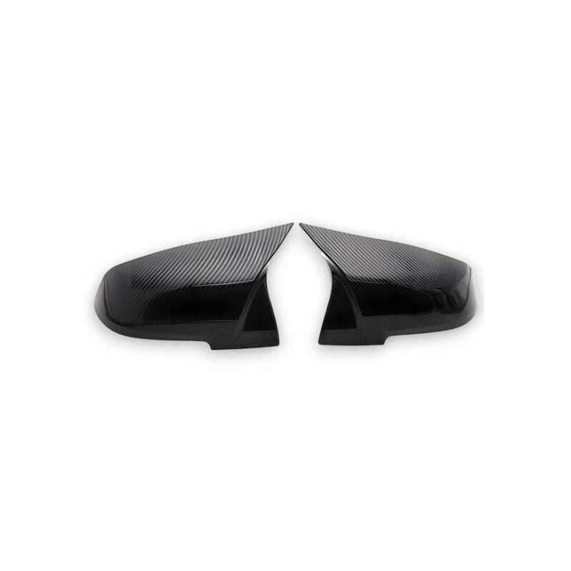 GLOSS BLACK / CARBON PRINT MIRROR CAPS FOR BMW 1/2/3/4 SERIES F20/F22/F30/F32
