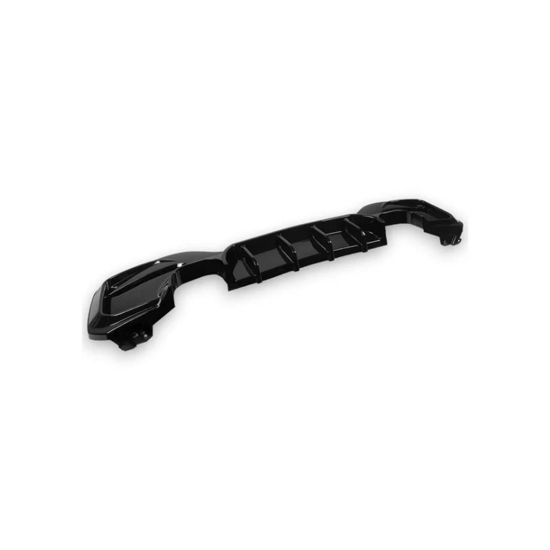 GLOSS BLACK REAR DIFFUSER TRIM FOR BMW F20 LCI 1 SERIES M-SPORT