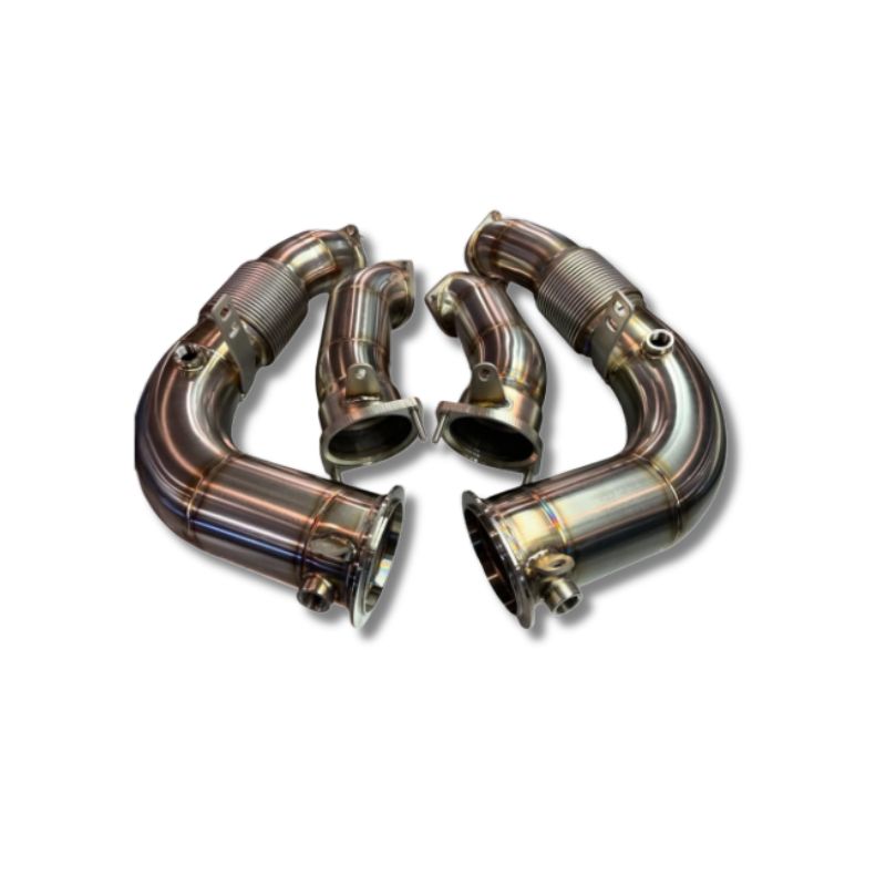 BMW G90 M5 HIGH-FLOW CATTED DOWNPIPES