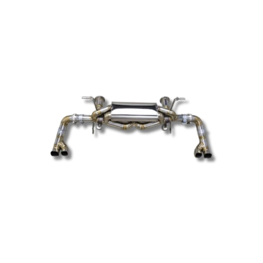 VALVETECH™ AUDI R8 TYPE 4S SILVER TITANIUM VALVED CATBACK EXHAUST SYSTEM