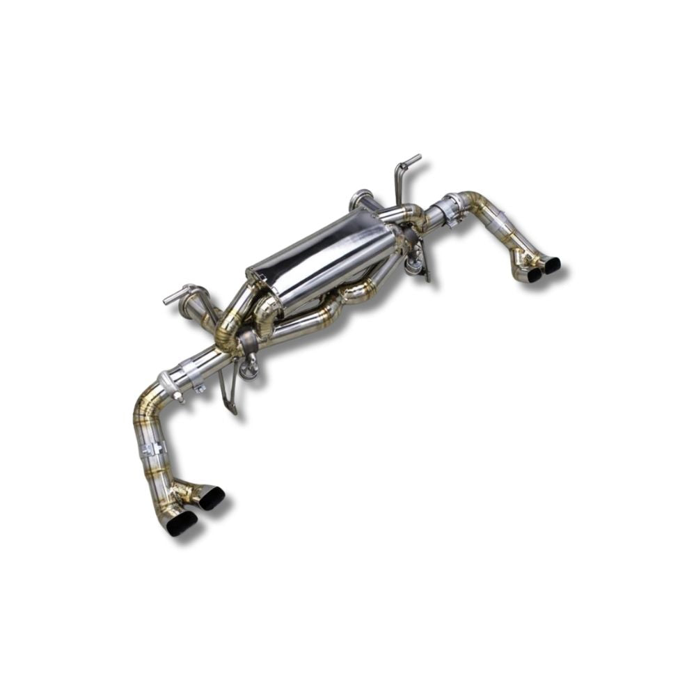 VALVETECH™ AUDI R8 TYPE 4S SILVER TITANIUM VALVED CATBACK EXHAUST SYSTEM