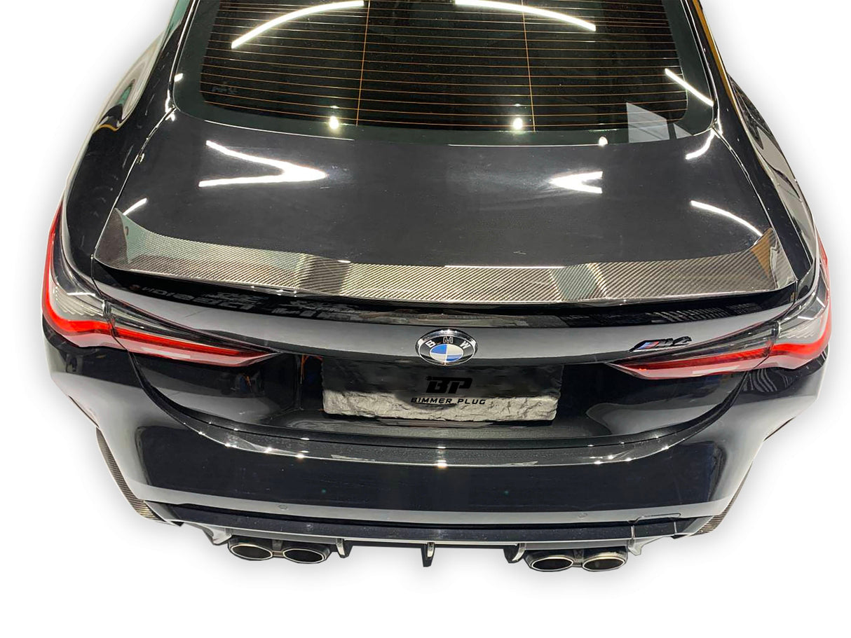 V STYLE CARBON FIBER REAR SPOILER FOR BMW G80 M3 / G82 G83 M4