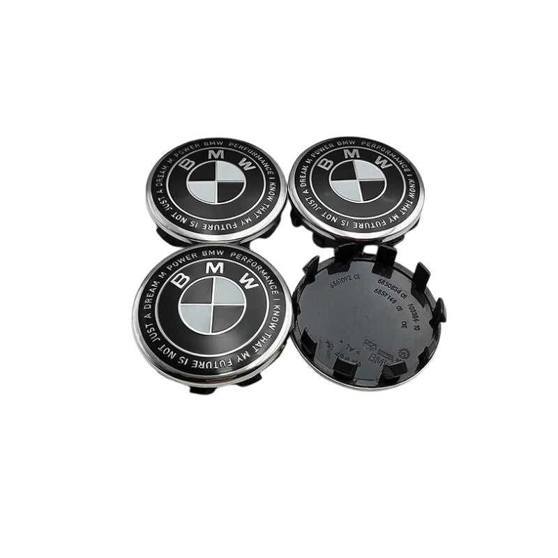 BMW 50. JUBILÄUMS-EMBLEM-ABZEICHEN - SCHWARZ & WEISS