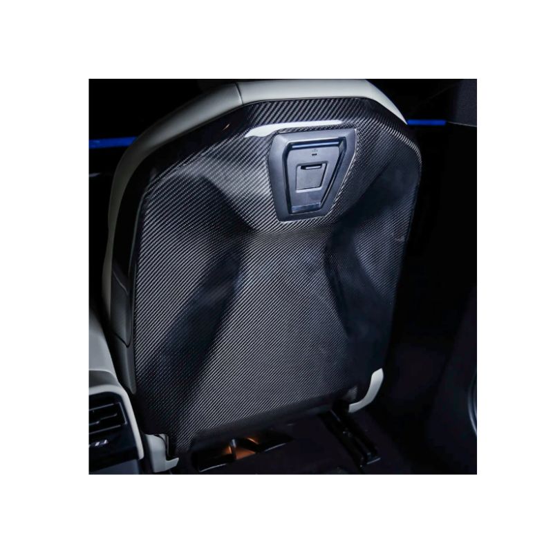 DRY CARBON FIBRE SEAT BACK TRIMS FOR BMW G60 5 SERIES