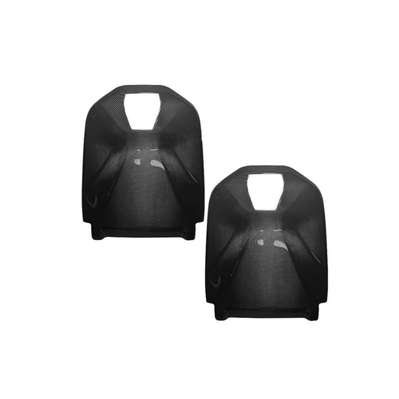 DRY CARBON FIBRE SEAT BACK TRIMS FOR BMW G60 5 SERIES