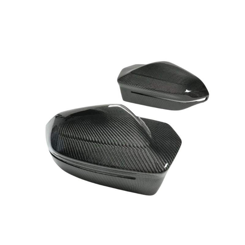 M STYLE WET CARBON FIBRE MIRROR COVER REPLACEMENT (LHD) FOR BMW G60 G68 I5 G70 5 SERIES G90 G99 M5