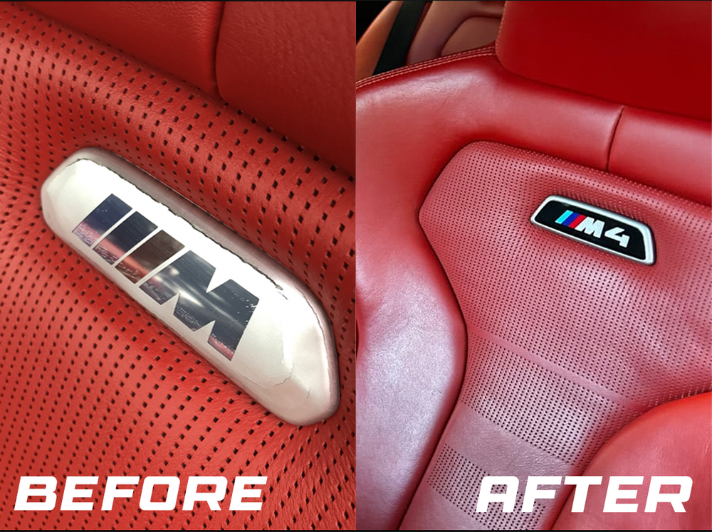 BELEUCHTETES SITZEMBLEM FÜR BMW F80 M3 / F82 M4