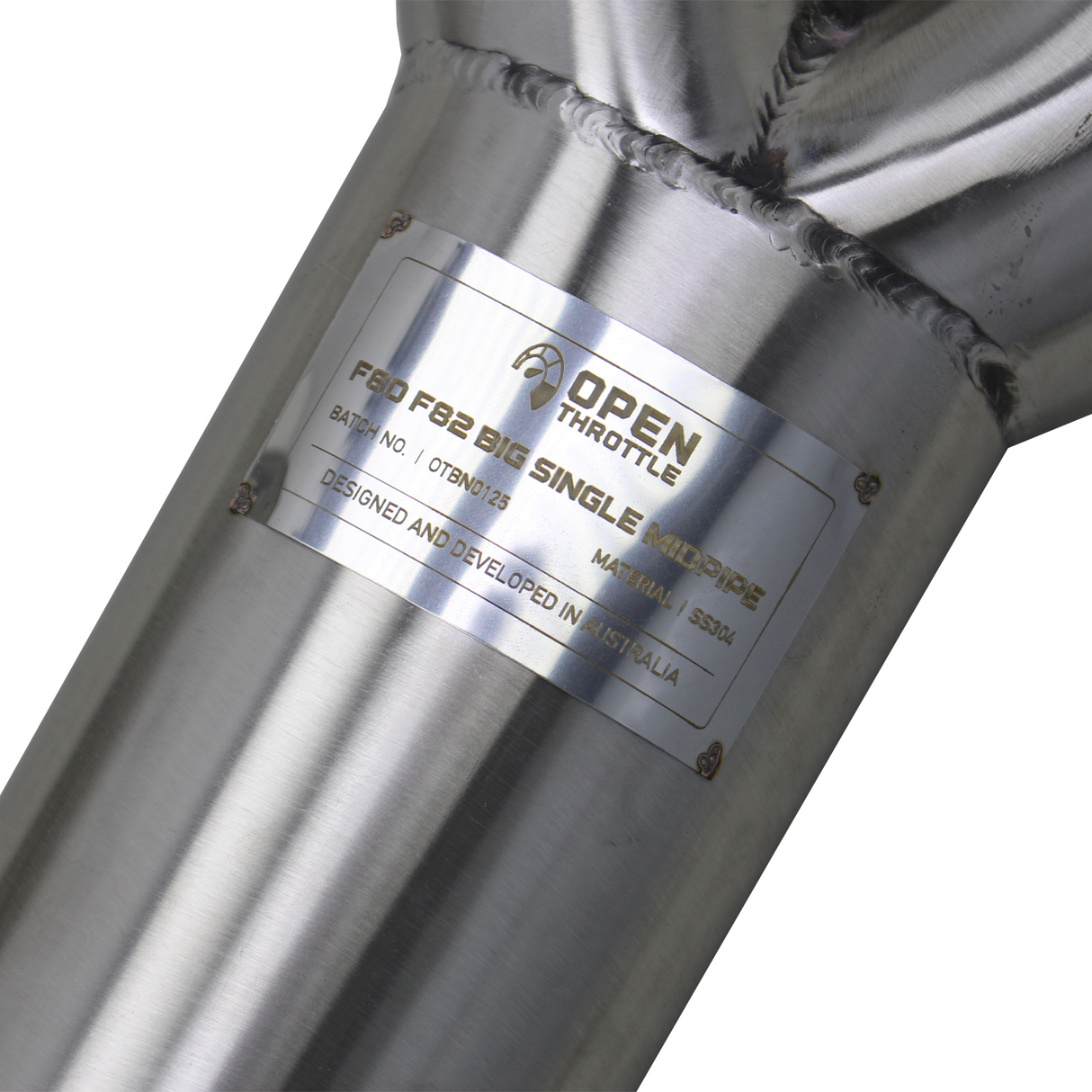 BMW F80 M3 F82 M4 GROSSES EINZELNES MITTELROHR