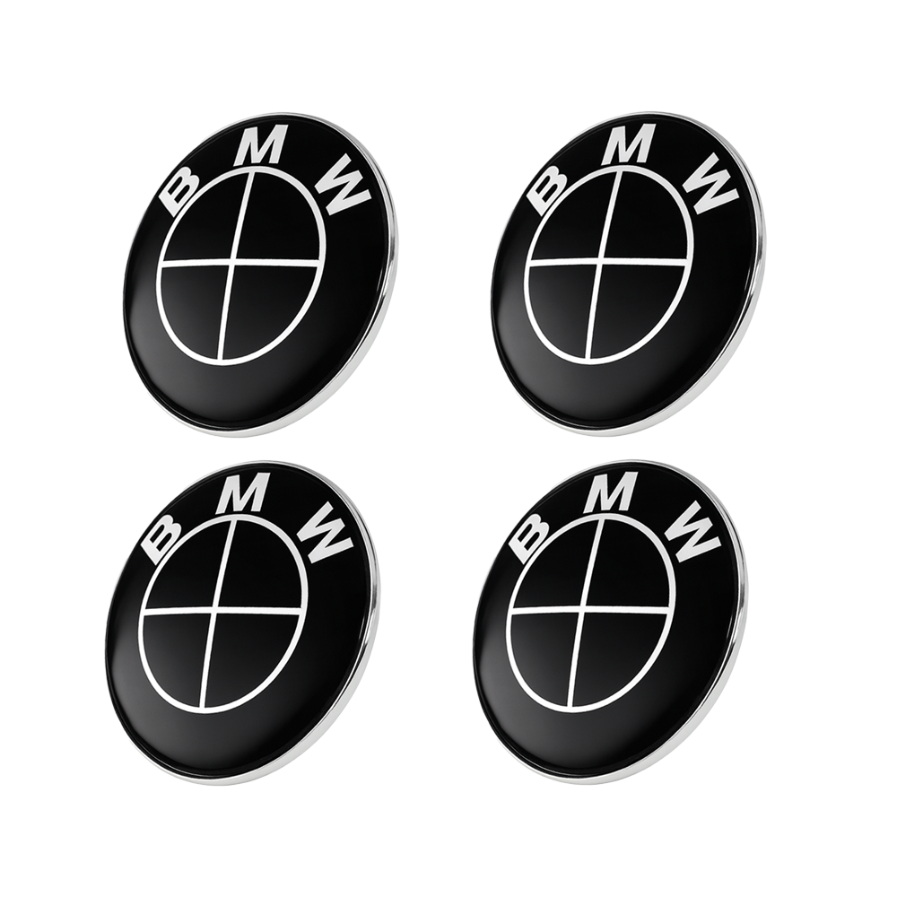 BMW EMBLEM-ABZEICHEN - VOLLSCHWARZ