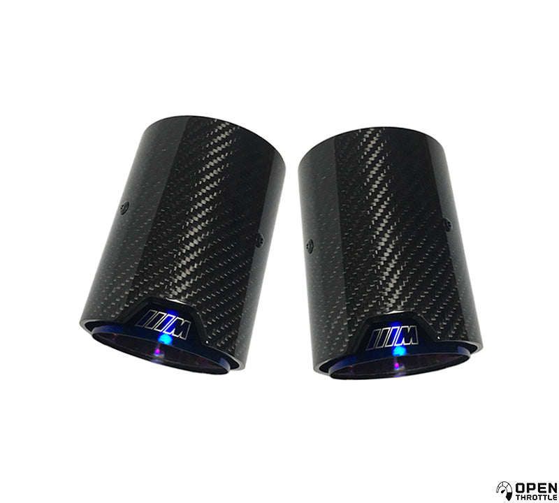 M Performance Carbon Fiber Exhaust Tips For Bmw G22 G23 G26 420D 420I 430I