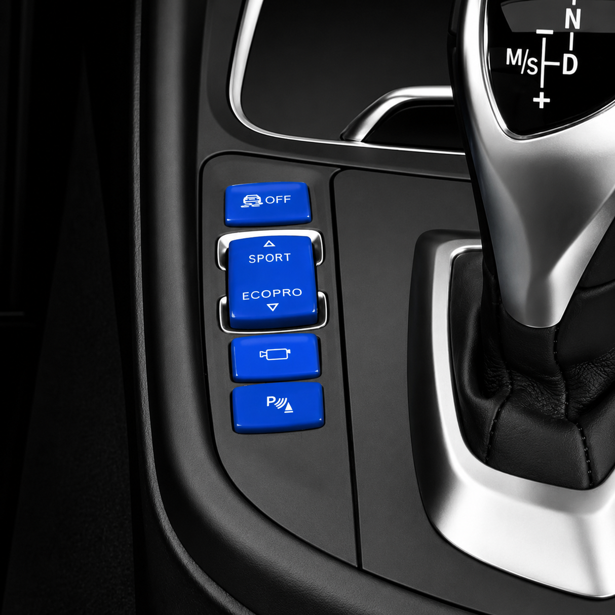 BLUE DRIVE MODE BUTTON SET FOR BMW F20 F21 1 SERIES / F22 F23 2 SERIES / F30 F31 F34 3 SERIES / F32 F33 F36 4 SERIES
