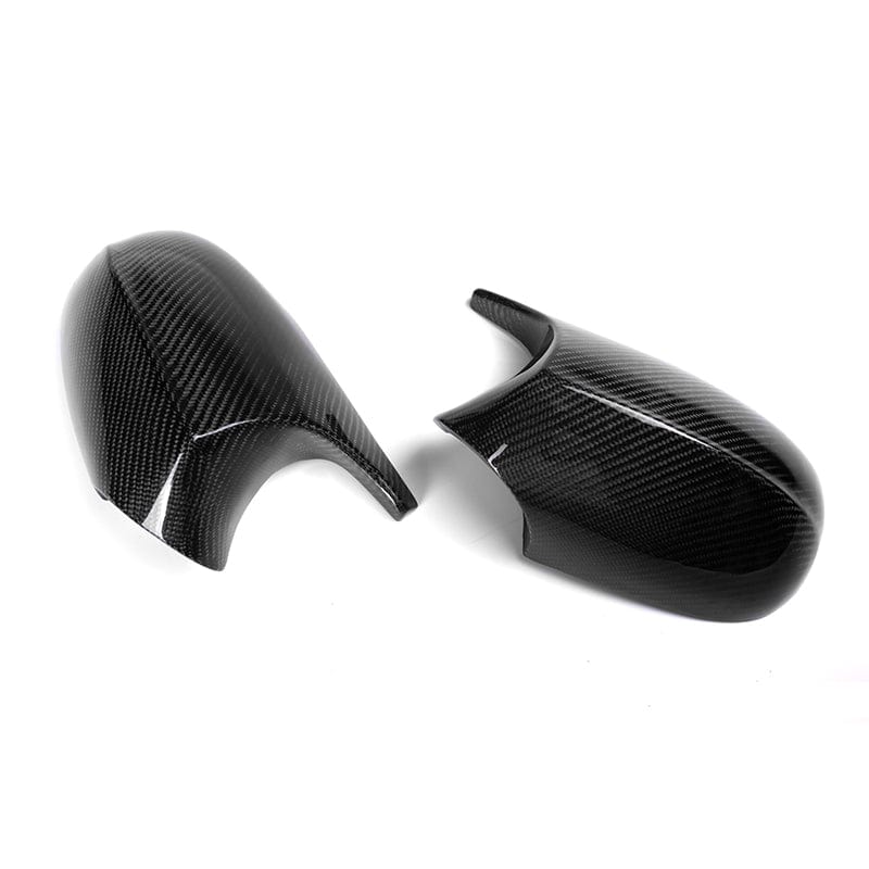 M STYLE WET CARBON FIBRE MIRROR CAPS FOR BMW E90 E91 3 SERIES E92 E93