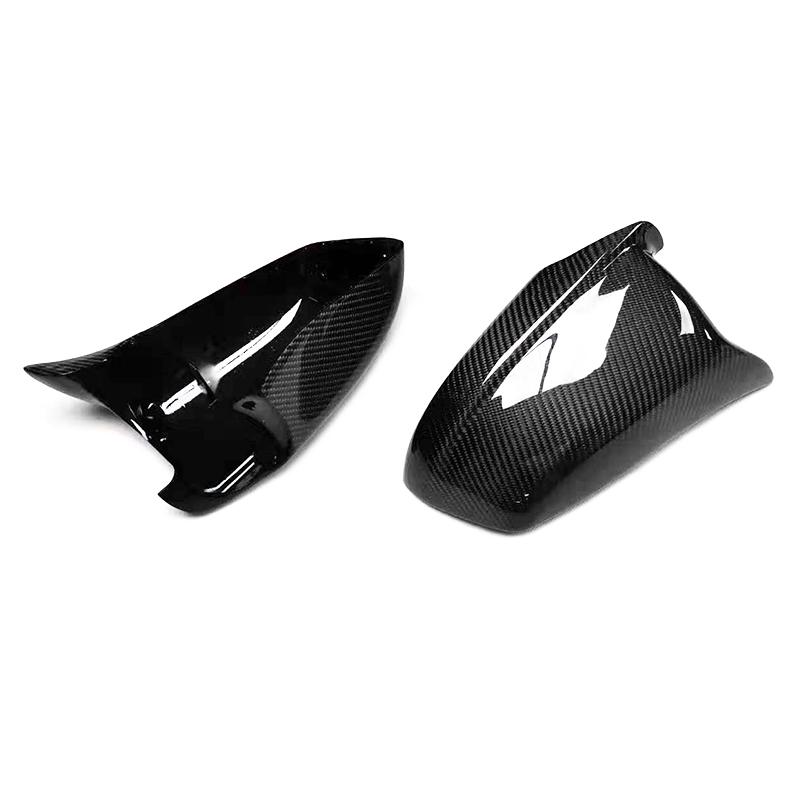 M PERFORMANCE STYLE WET CARBON FIBRE MIRROR CAPS FOR BMW 5 SERIES F10 F11 PRE-LCI