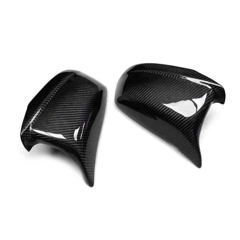 M PERFORMANCE STYLE WET CARBON FIBRE MIRROR CAPS FOR BMW 5 SERIES F10 F11 PRE-LCI
