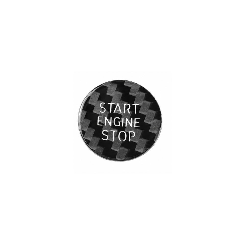 BLACK CARBON FIBER STOP/START BUTTON COVER FOR BMW G29 Z4