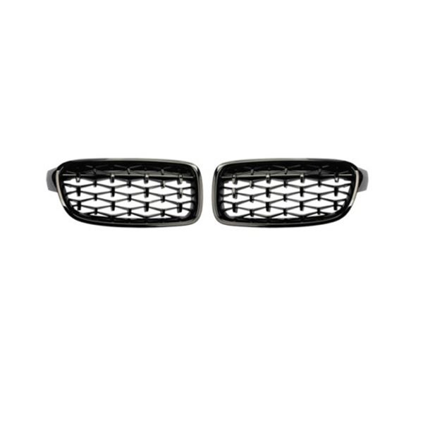M PERFORMANCE STYLE GLOSS BLACK GRILLE FOR BMW 3 SERIES F30 F31