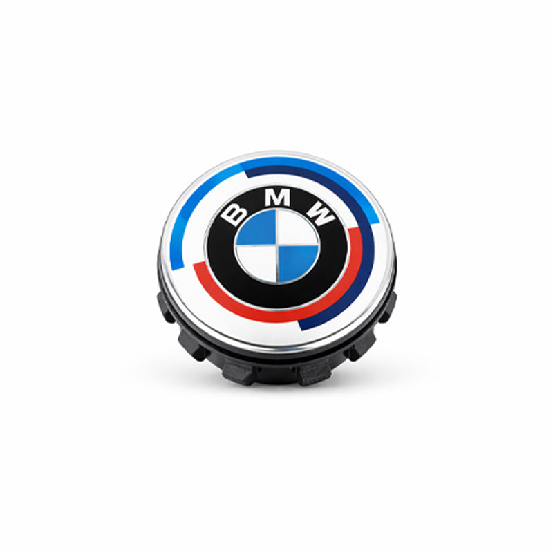 BMW 50TH ANNIVERSARY FLOATING WHEEL CENTRE CAP SET